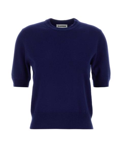 Jil Sander Jil Sander Women Blue Wool Sweater