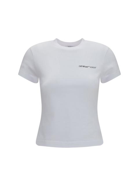 Off-White Off-White Women Logo Quote Fitted Tee