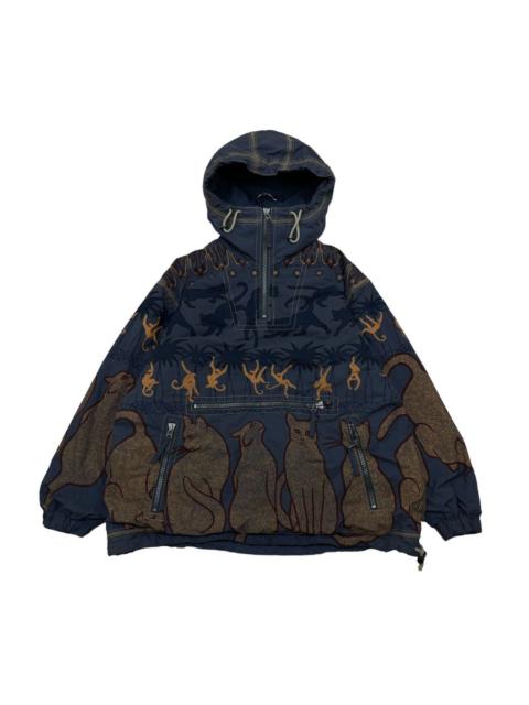 Other Designers Vintage - Japanese Brand Cresson Full Print Anorak Ski Jacket
