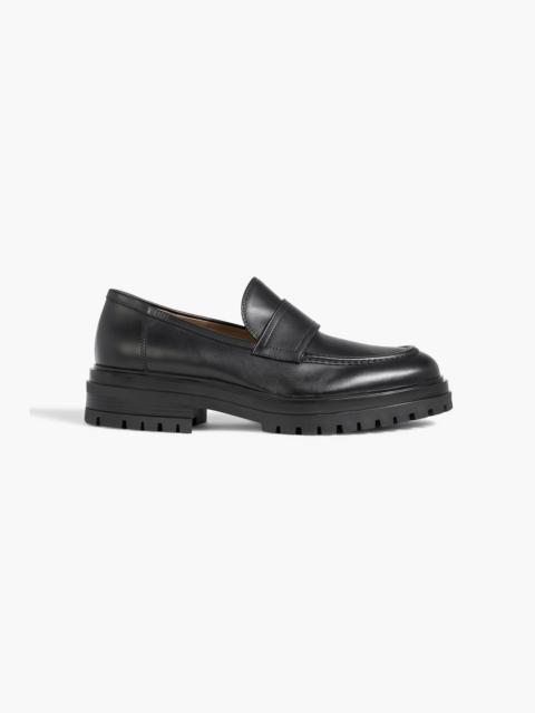 Gianvito Rossi Paul leather loafers