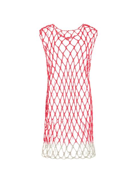 Deidre beaded minidress