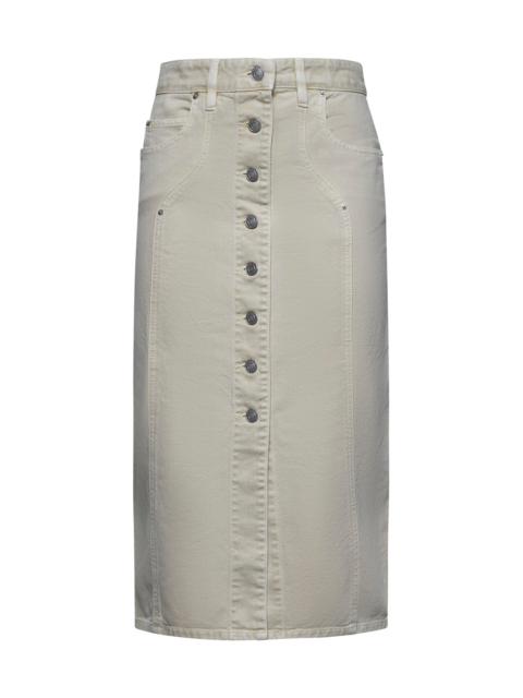 Isabel Marant Étoile Vandy denim midi skirt