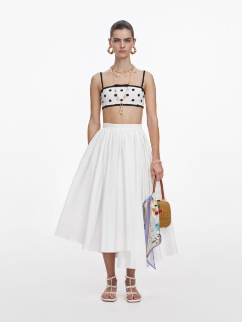 self-portrait White Polka Dot Bikini Top