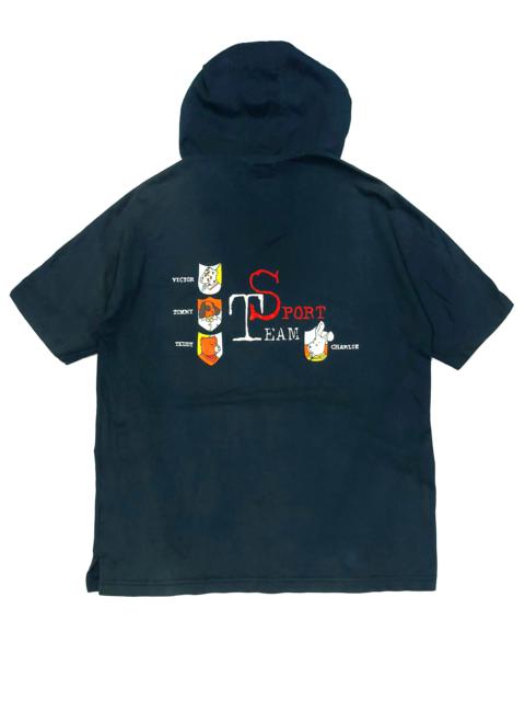 Other Designers Jean Charles De Castelbajac - RARE! VTG JC DE CASTELBAJAC "SPORT TEAM" HOODIE TSHIRT