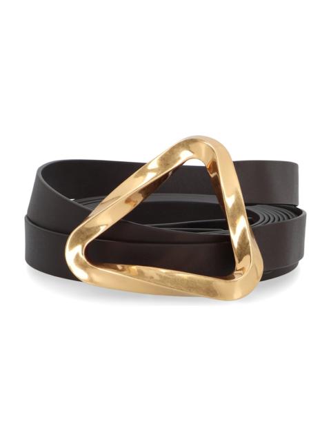 Bottega Veneta Leather Double Strap Belt