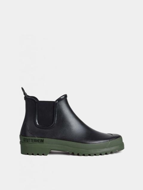 Stutterheim Chelsea Rainwalker Black/Green