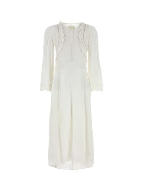 Isabel Marant Isabel Marant Women White Crepe Faustina Dress