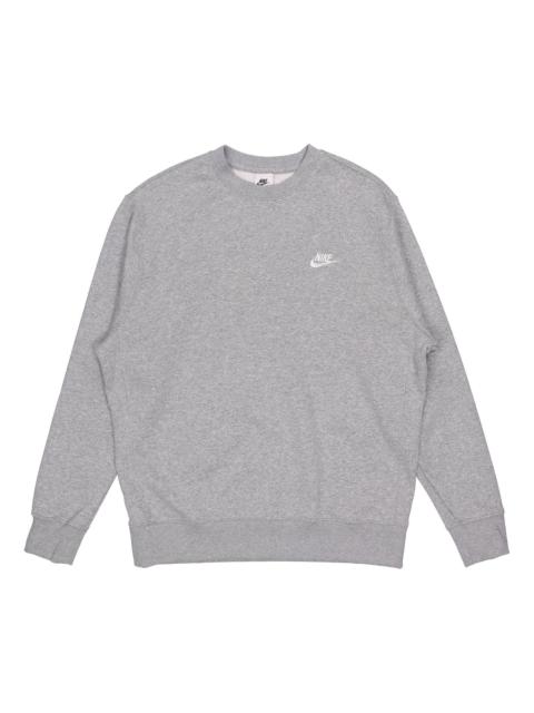 Nike Nike Sportswear Club Casual Round Neck Pullover Gray BV2663-063