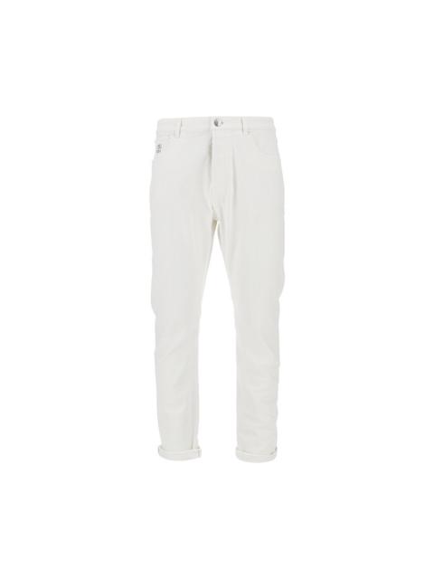 Brunello Cucinelli Brunello Cucinelli Comfort Denim Pants White