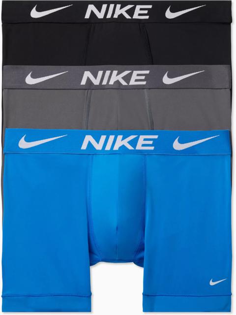 Nike Nike Mens Dri-FIT Essential Micro Boxer Briefs 3 Pack