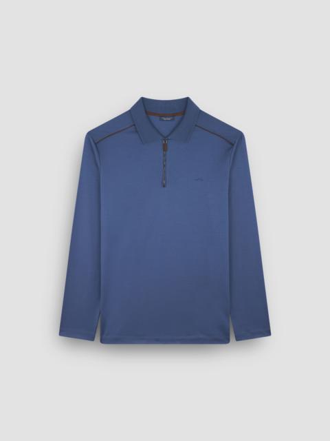 Paul & Shark AQUA TOUCH COTTON POLO SHIRT WITH ZIP
