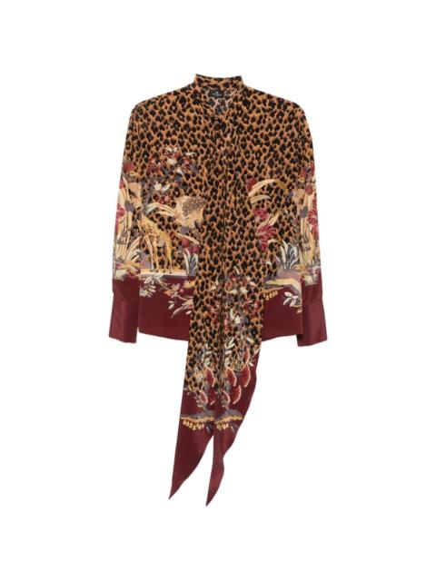 Etro Etro Women Printed Silk Shirt