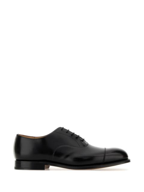 Church's Black leather Consul lace-up shoes