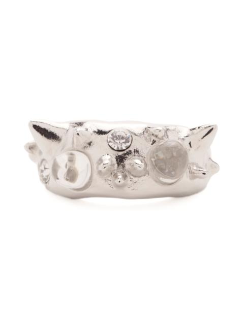 Collina Strada SILVER CLEAR DEMI ALIEN RING