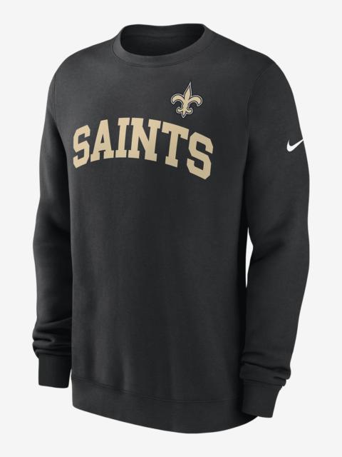 Nike New Orleans Saints Club Men's Nike NFL Pullover Crew