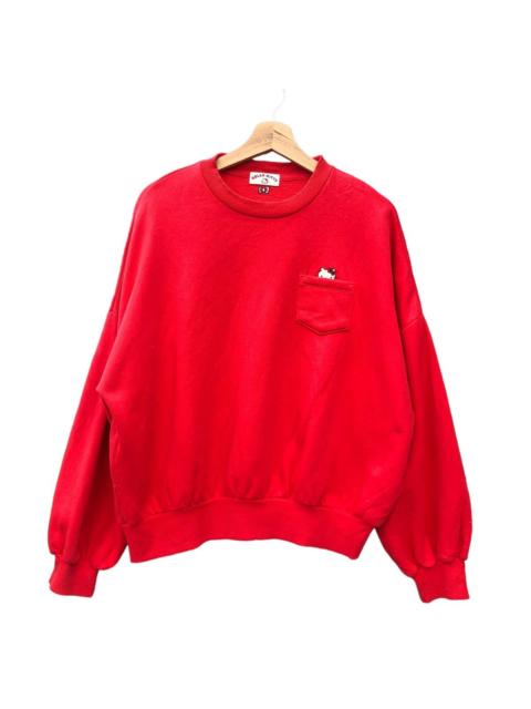 Other Designers Japanese Brand - Hello kitty small logo baggy crewneck