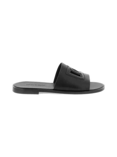 Dolce & Gabbana Calfskin Leather Slides