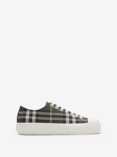 Burberry Check Nylon Blend Sneakers