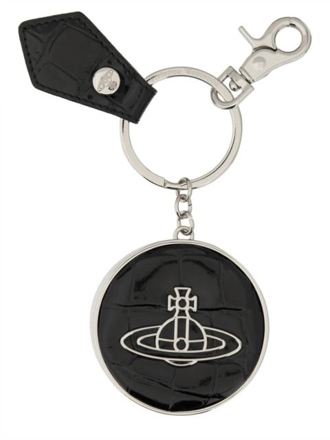 Vivienne Westwood Vivienne Westwood Women Leather "Orb" Keychain