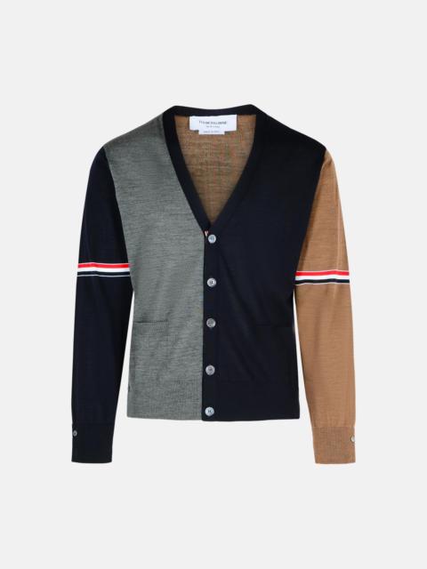 FUN' MULTICOLOR VIRGIN WOOL CARDIGAN