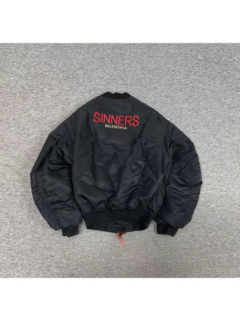 BALENCIAGA Balenciaga "Sinners" capsule collection bomber jacket