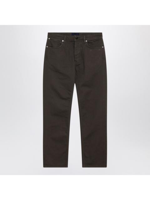Stone Island Stone Island Brown Regular-Fit Jeans Men