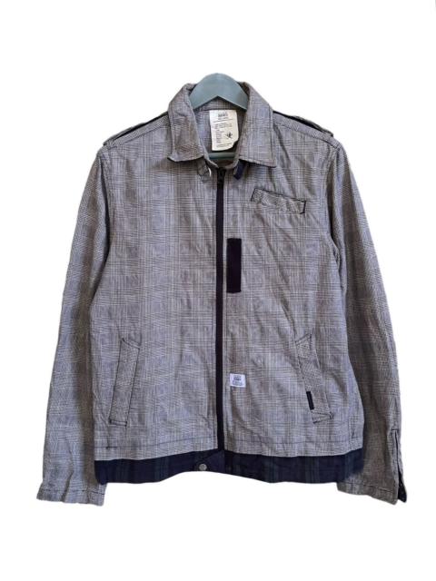 Other Designers Skulls - A Native of Quench Plaid Zipped Jacket