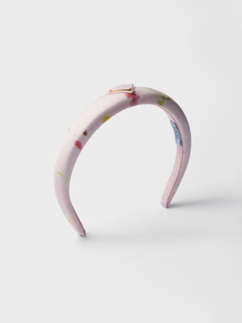 Prada Floral print Re-Nylon headband
