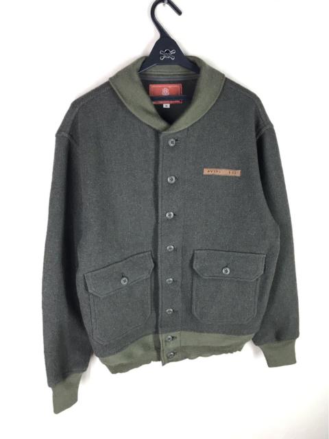 Other Designers Avirex Wool Harrington Bomber Jacket