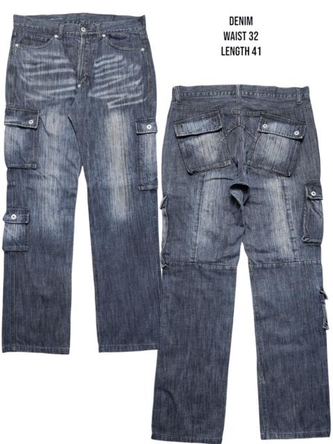 Other Designers Japanese Brand - Distress Baggy Denim Cargo Jeans Pant Japan