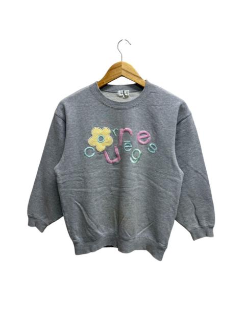 courrèges Vintage Courreges Paris Multicolor Logo Cropped Sweatshirt