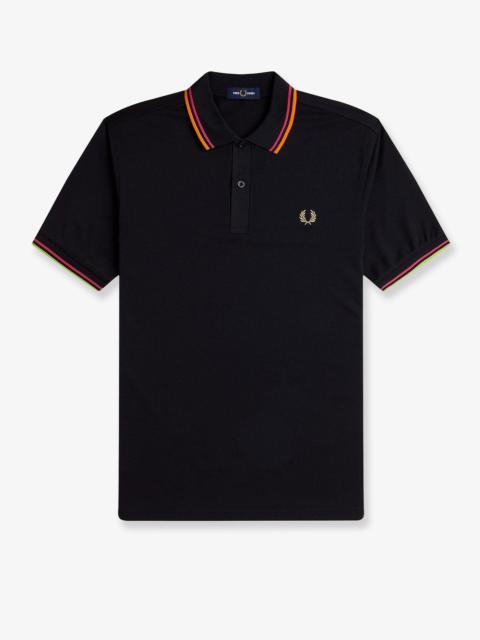 Fred Perry On Court Twin Tipped Recycled Polyester Polo