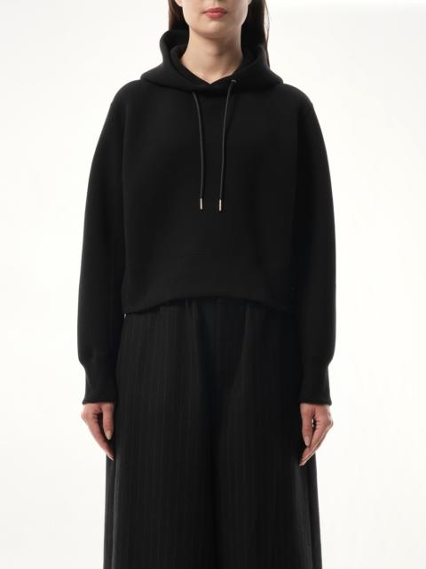 sacai S Sponge Sweat Hoodie in Black