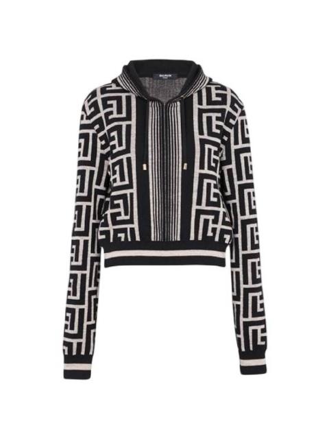 Balmain Balmain Monogram Drawstring hoodie