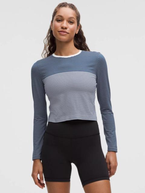 lululemon Seamless Classic-Fit Mariner Stripe Long-Sleeve Shirt