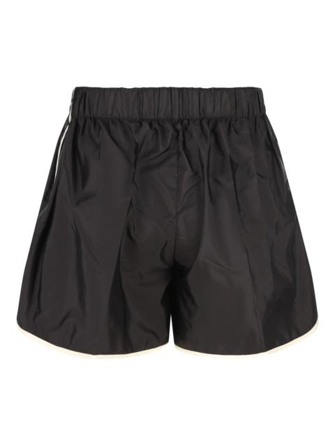 Prada Prada Elasticated-waistband Trim Shorts