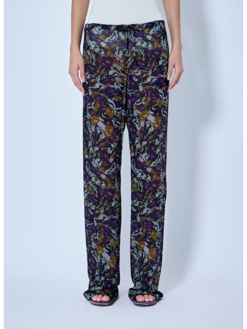 Dries Van Noten Dries Van Noten Women Pachas Printed Silk Straight Pants