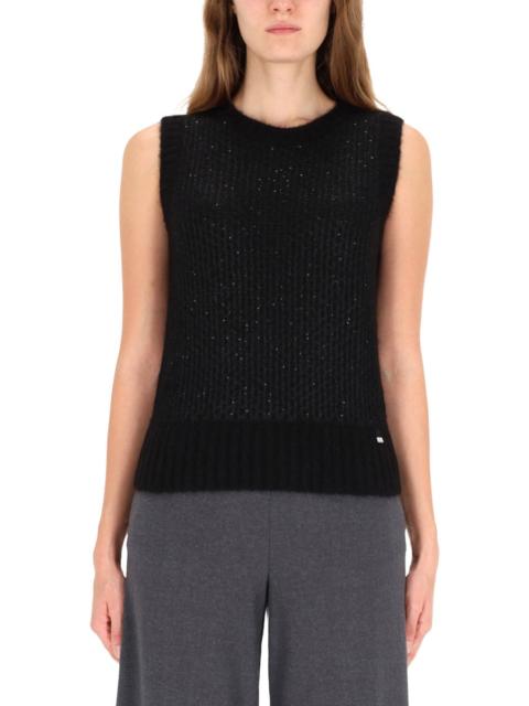 Herno Herno Women Metallic Effect Sequined Vest