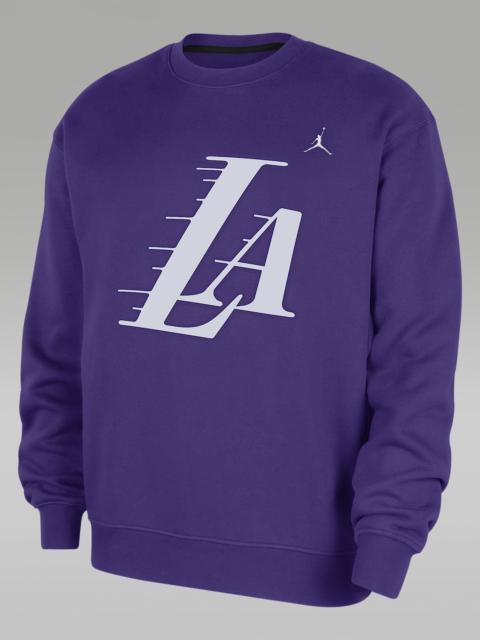 Jordan Los Angeles Lakers Statement Essentials Men's Jordan NBA Fleece Crew-Neck Sweatshirt
