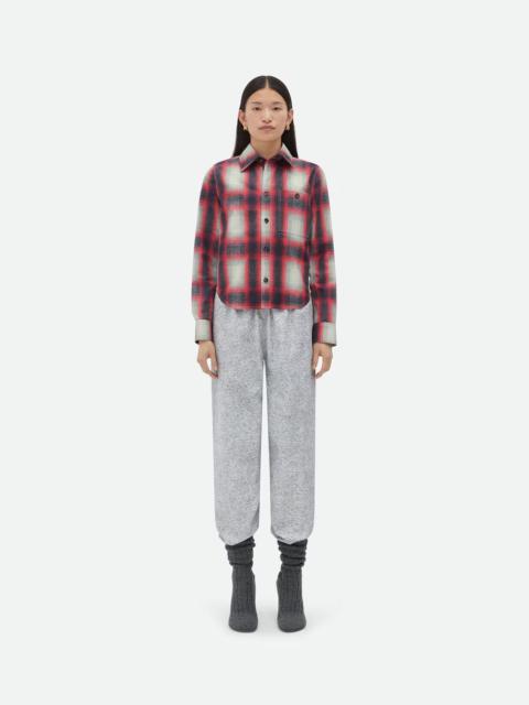 🔥 $6.4k Bottega Veneta Check Printed Leather Western Shirt
