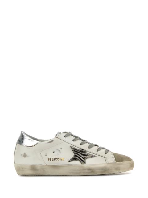 Golden Goose Deluxe Brand Women White Leather Super Star Classic Sneakers