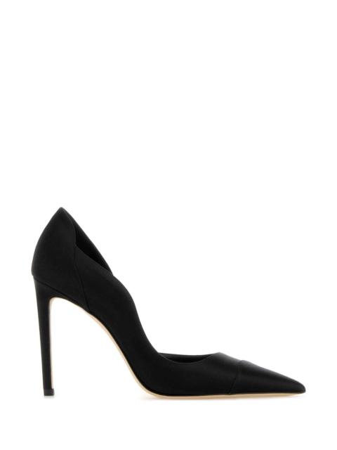 JIMMY CHOO Jimmy Choo Women Black Satin Brigitte 100 Pumps