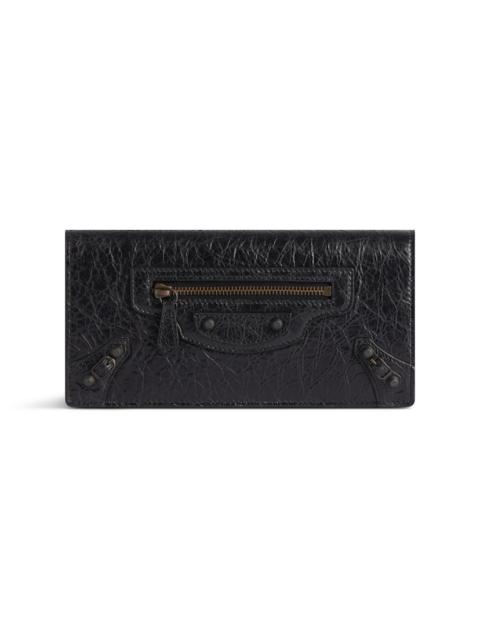 BALENCIAGA Women's Le City Money Long Wallet  in Black