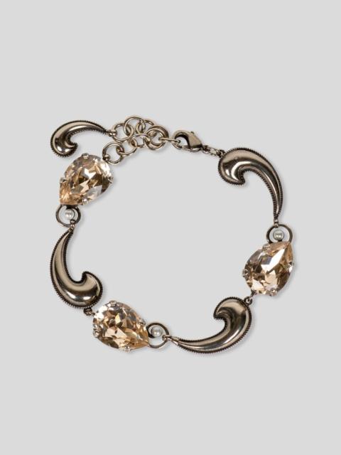 Etro BRACELET WITH MINI PAISLEYS AND CRYSTALS