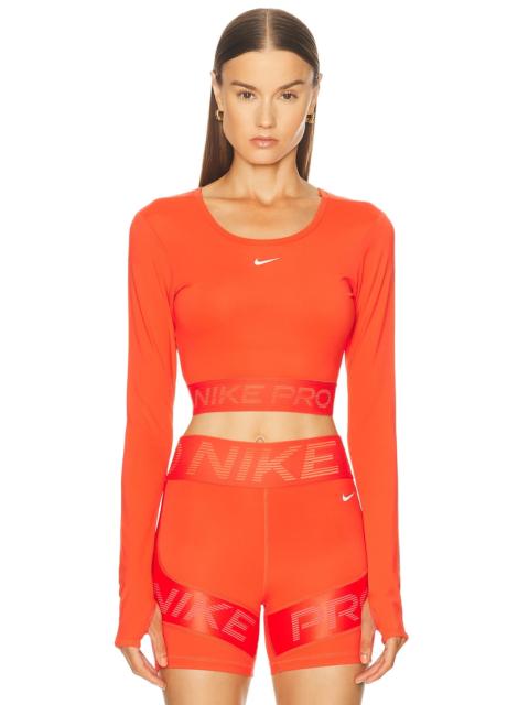 Nike Dri-FIT Cropped Long Sleeve Top