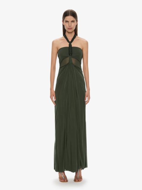 CHRISTOPHER ESBER Solea Corded Halter Dress