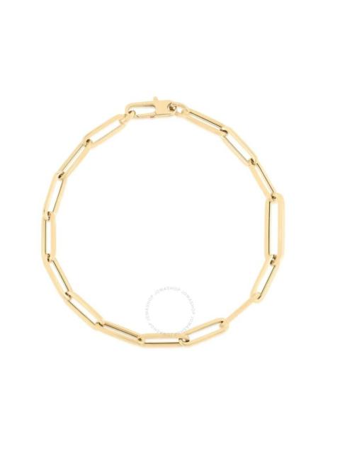 ROBERTO COIN Roberto Coin 18K Gold 7" Paperclip Bracelet