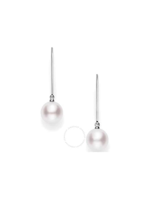 MIKIMOTO Mikimoto Pearl 18K White Gold Classic Earrings - Pea1005w