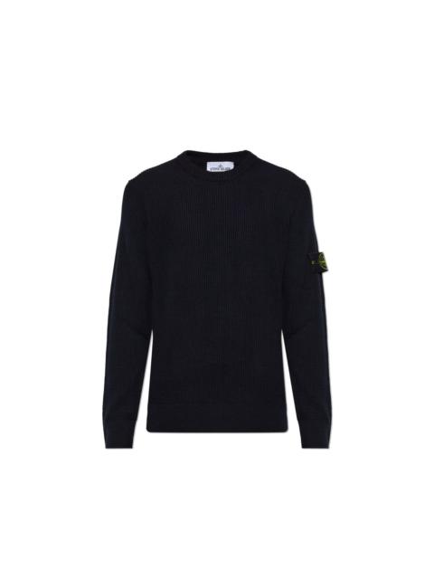 Stone Island STONE ISLAND Black Wool Sweater New & Authentic (Men's size: