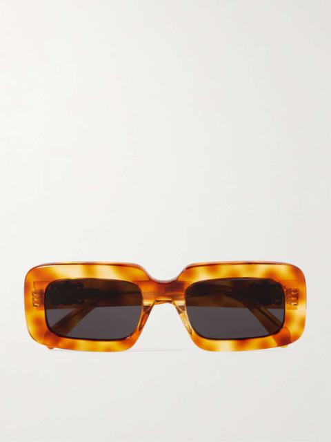Triomphe oversized square-frame tortoiseshell acetate sunglasses Tortoiseshell